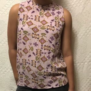 Elodie Anthropologie Sleeveless Blouse Tank Top
